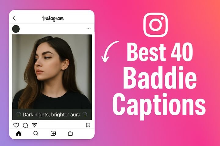 Stylish confident girl in neon-lit city, symbolizing the best baddie captions for Instagram attitude posts.