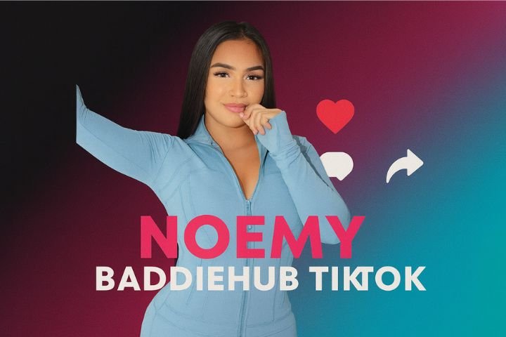 Noemy Baddiehub TikTok personality showcasing the baddie aesthetic