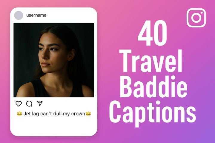 Stylish baddie girl posing on tropical vacation beach for travel captions.